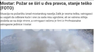 Požari iznad Mostara